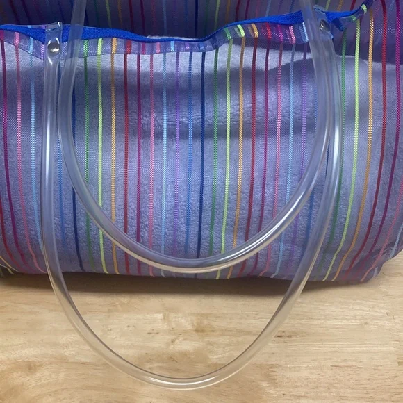 Loteria Colorful Striped Tote Bag - Picture 9 of 10